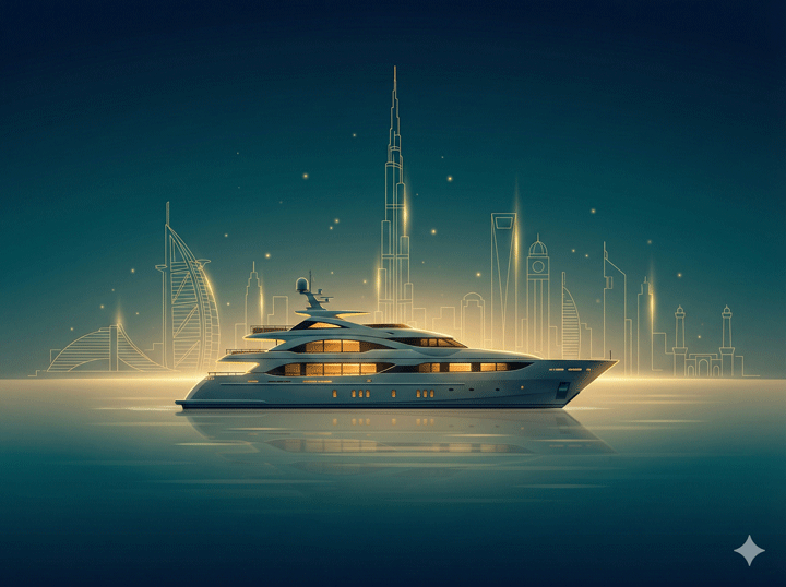 Serene Yachts Dubai luxury yacht charter website